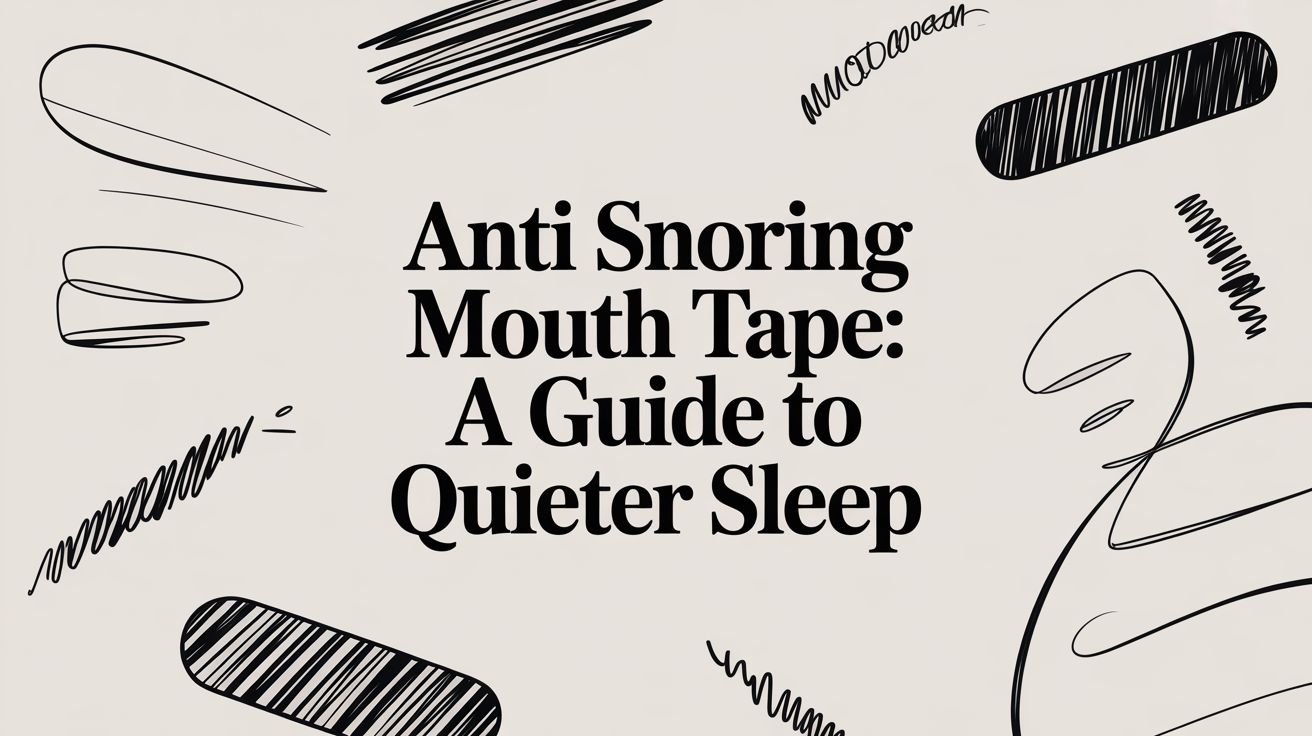 Anti Snoring Mouth Tape: A Guide to Quieter Sleep