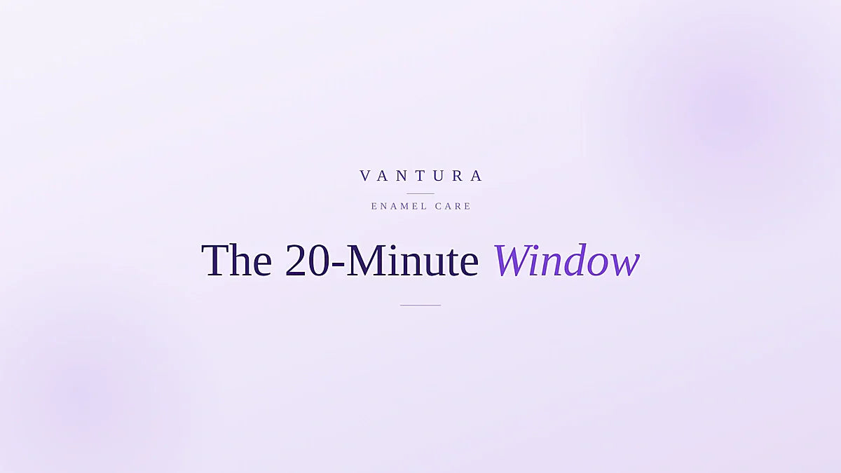The 20-minute window - why chewing gum after meals protects enamel - Vantura