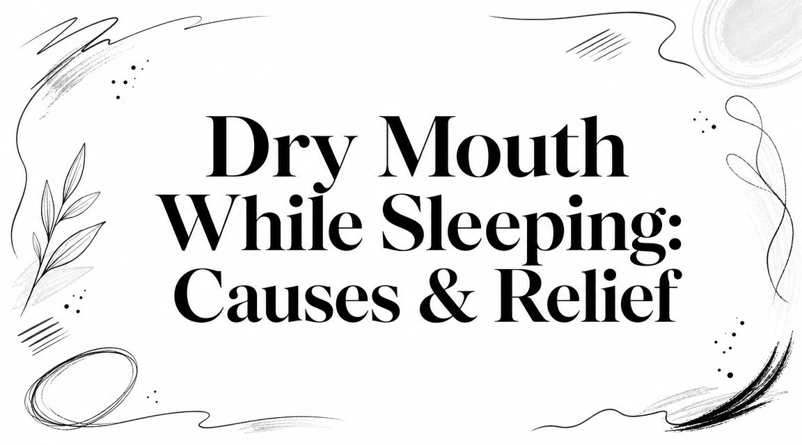 Dry Mouth While Sleeping: Causes & Relief