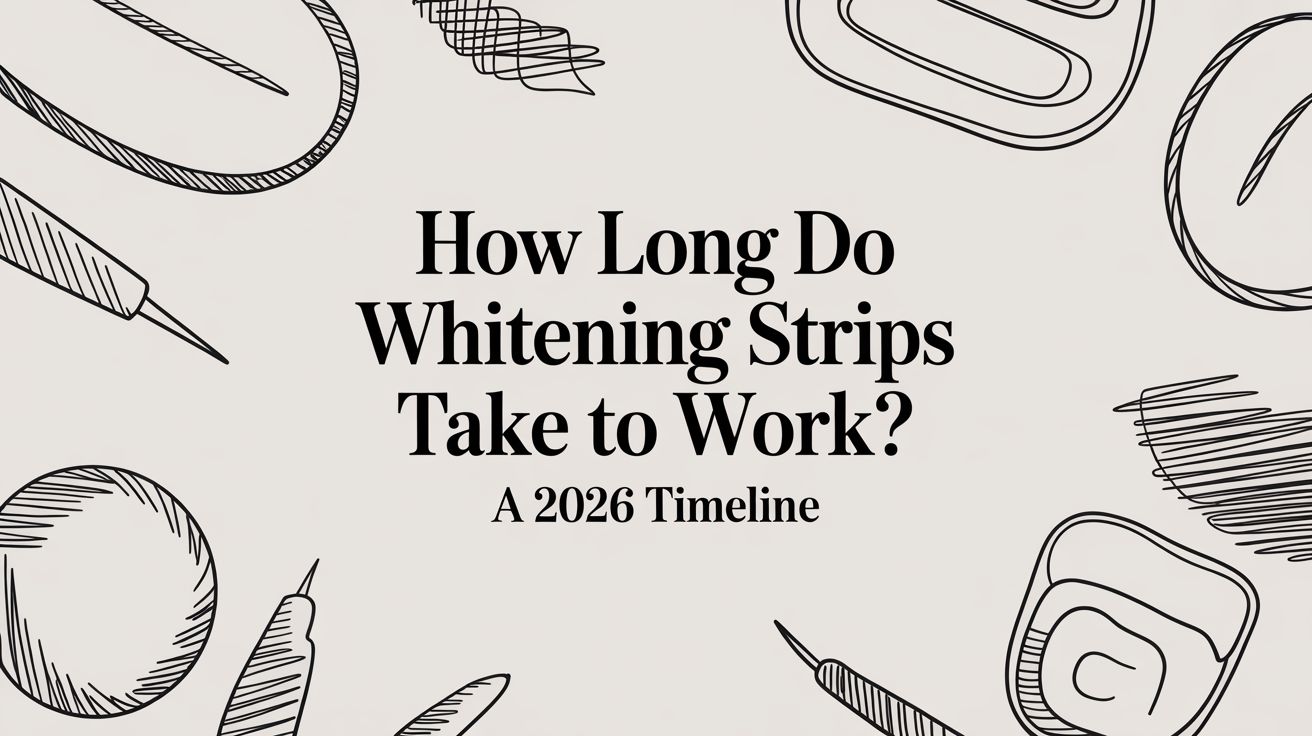 How Long Do Whitening Strips Take to Work? A 2026 Timeline