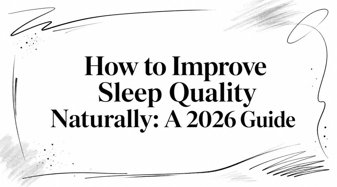 How to Improve Sleep Quality Naturally: A 2026 Guide