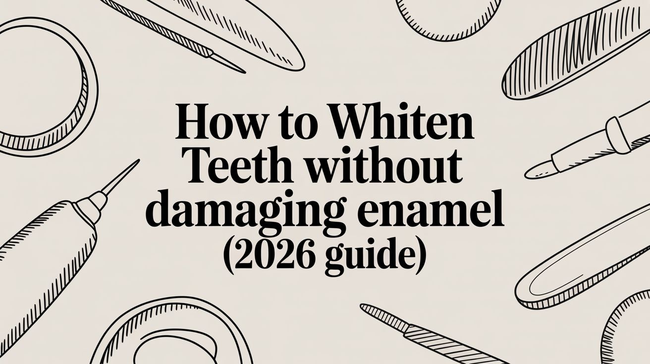 How to Whiten Teeth Without Damaging Enamel (2026 Guide)