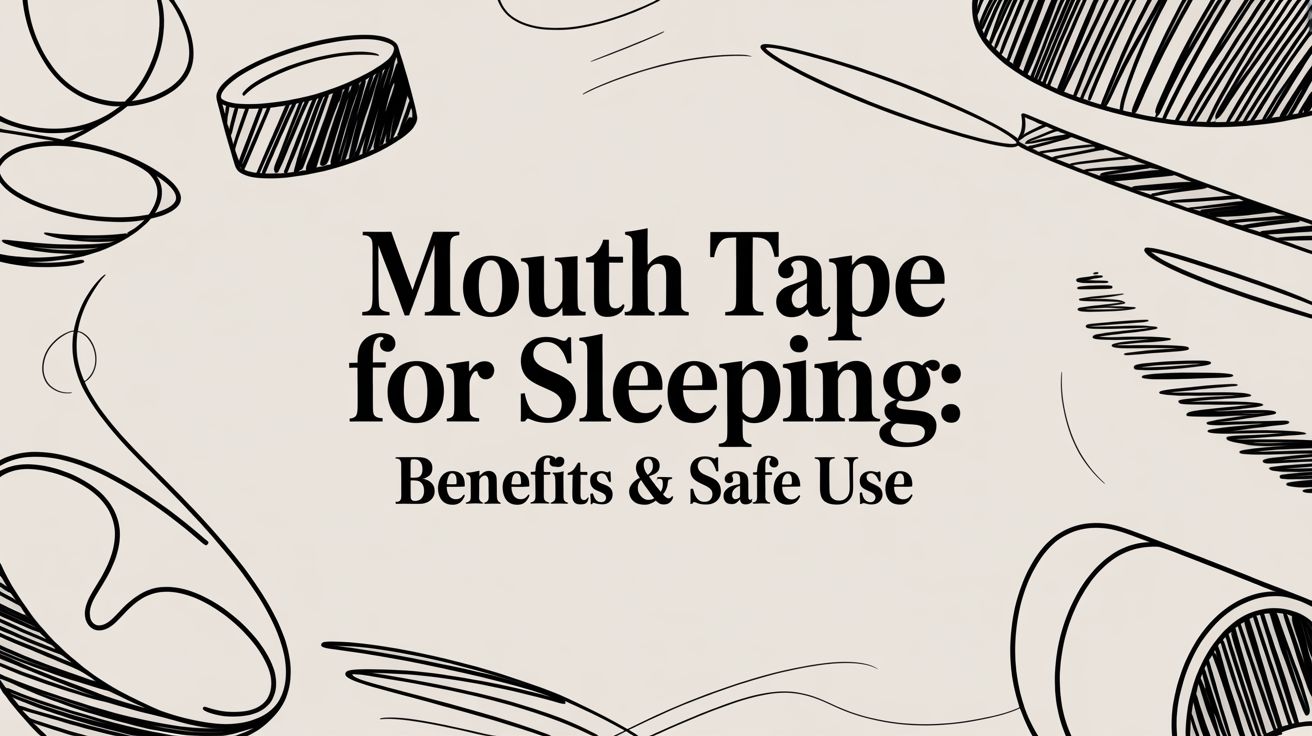 Mouth Tape for Sleeping: Benefits & Safe Use