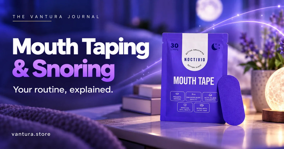 Mouth Taping & Snoring — Sleep Mouth Tape For Him