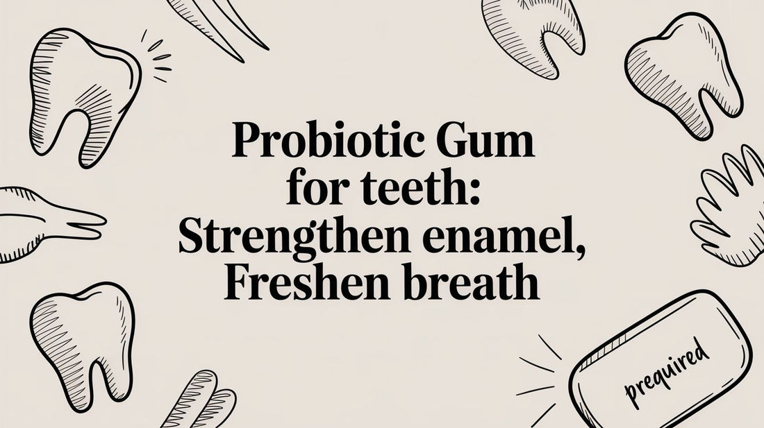 Probiotic Gum For Teeth: Strengthen Enamel, Freshen Breath