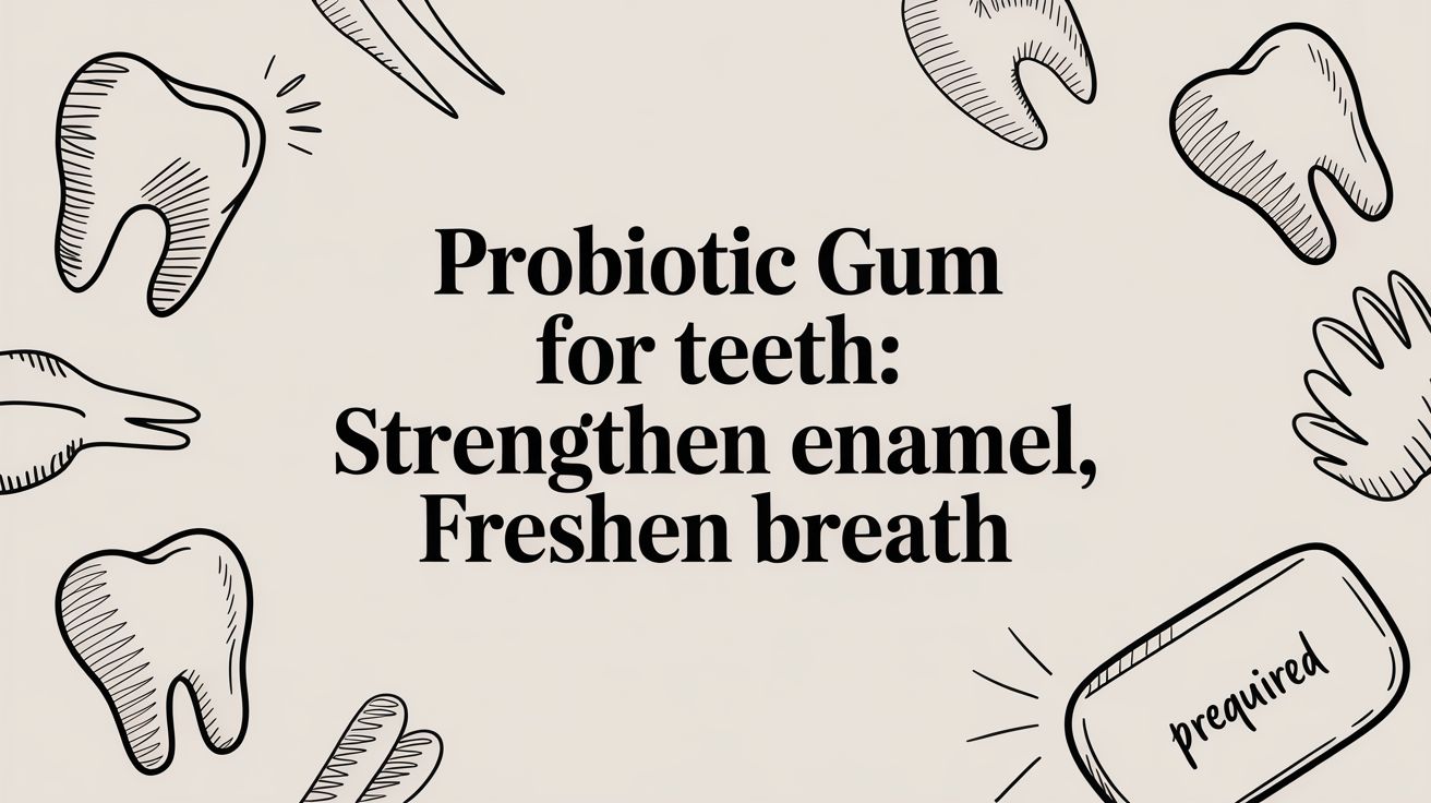 Probiotic Gum For Teeth: Strengthen Enamel, Freshen Breath