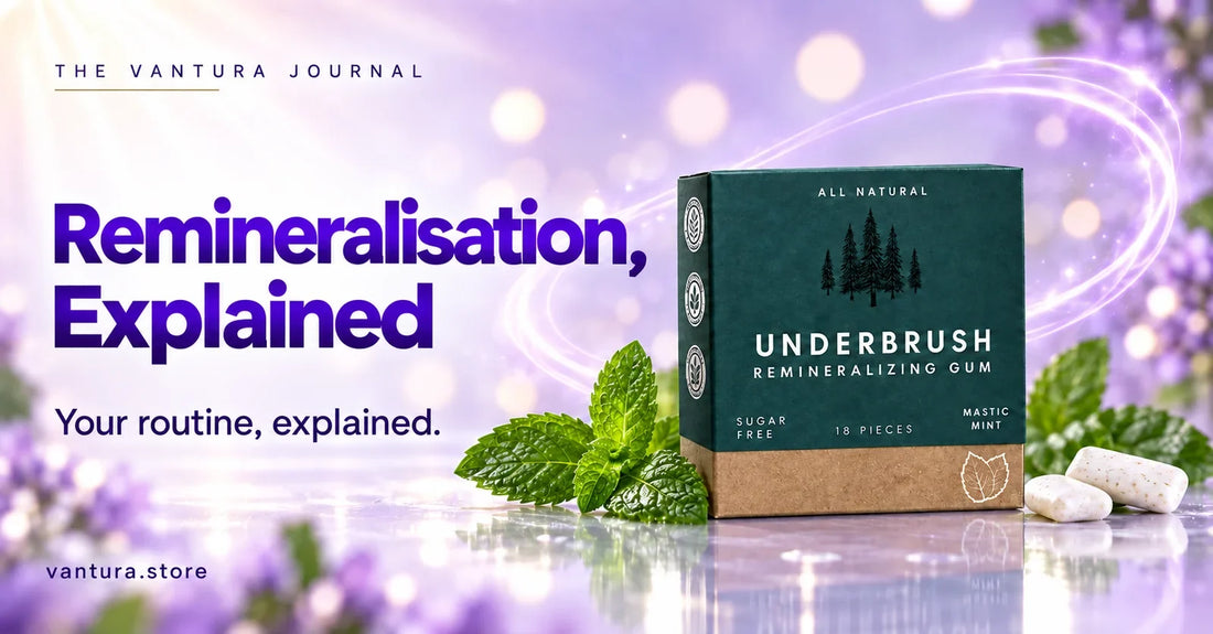 Remineralisation, Explained — remineralizing probiotic gum featured in the Vantura Journal.