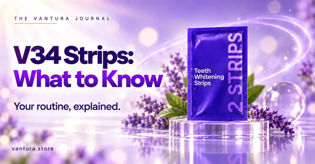 V34 Strips: What to Know — Vantura Journal product guide.