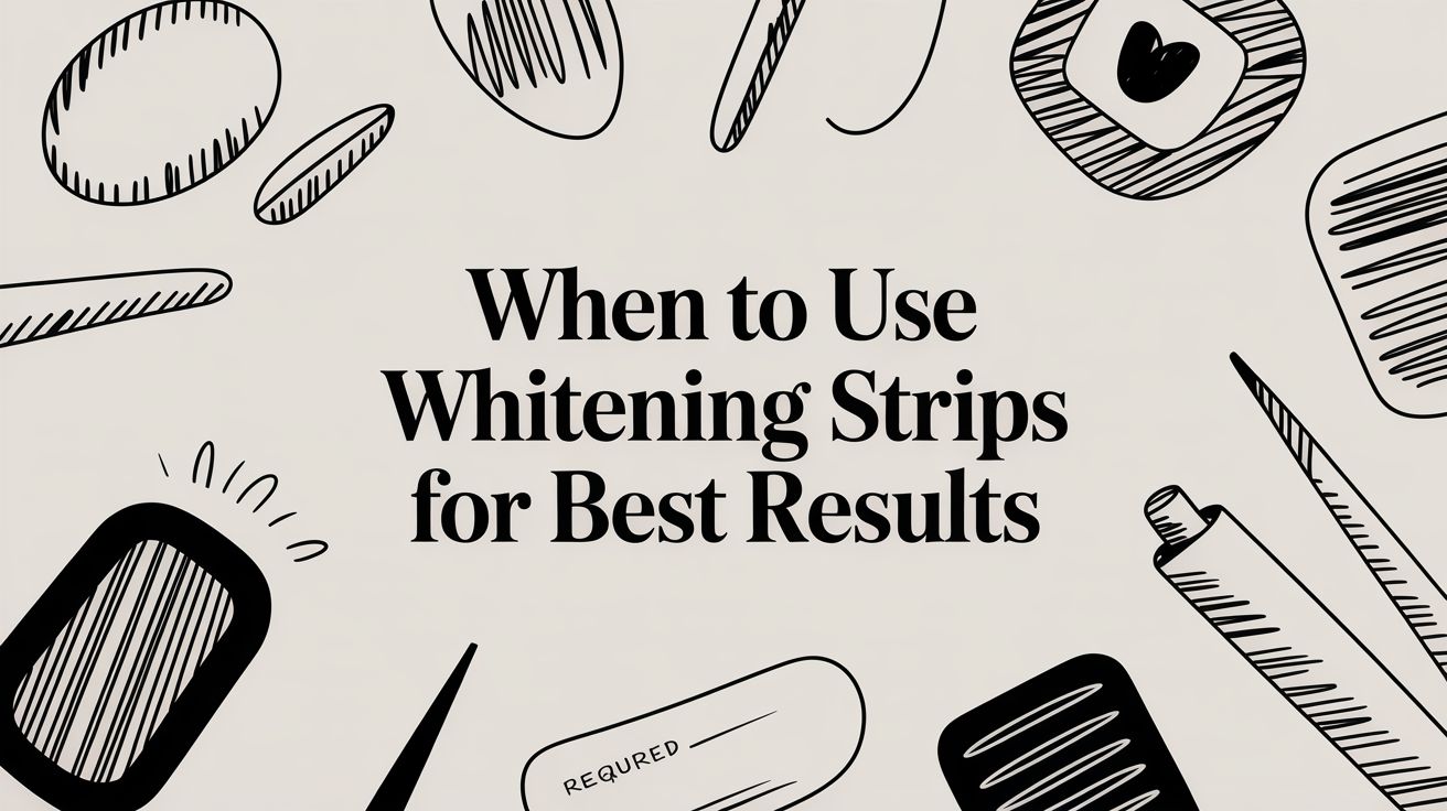 When to Use Whitening Strips for Best Results