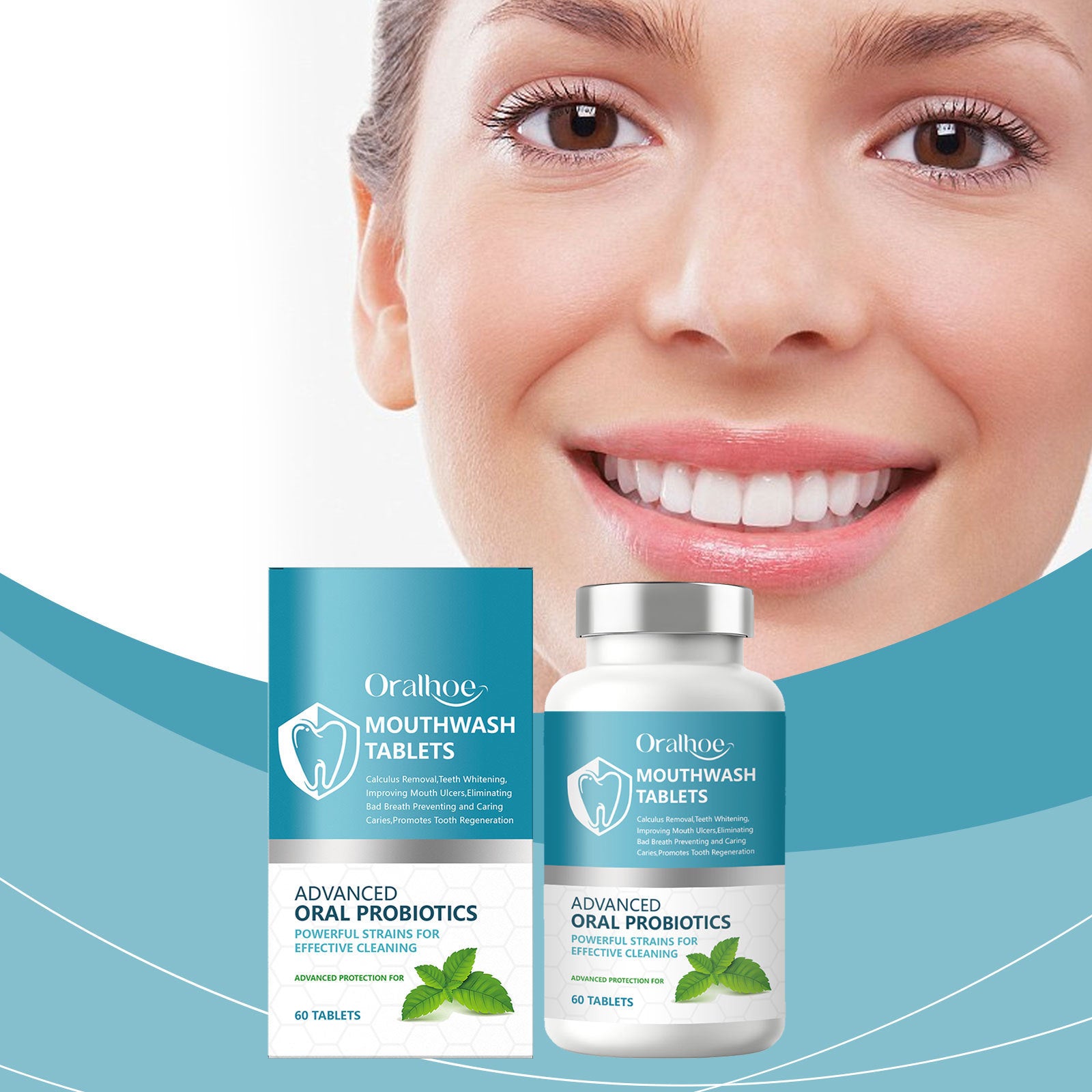 Advanced Oral Microbiome Mouthwash Tablets
