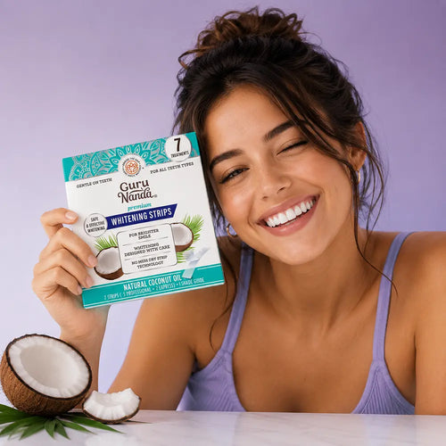 Coconut oil whitening strips 16-day treatment pack