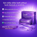 features of purple whitening strips