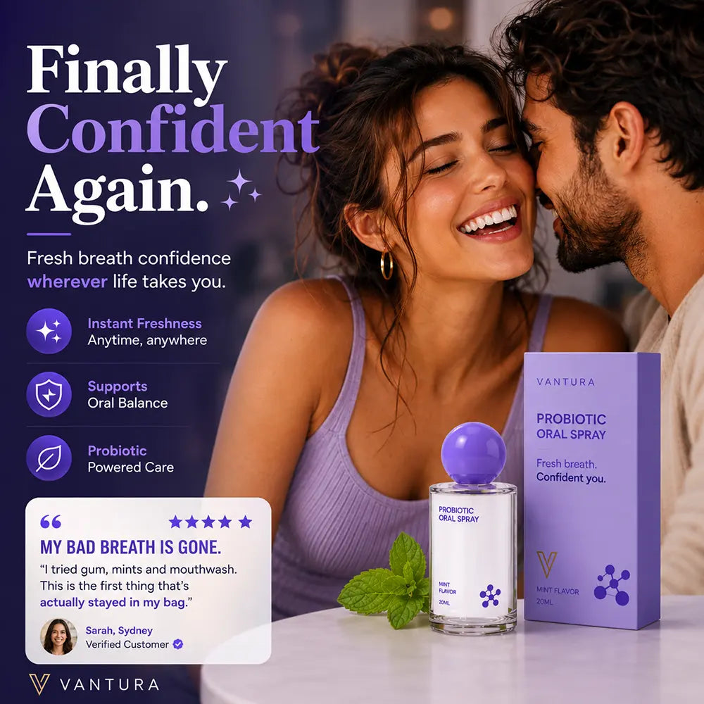 Probiotic oral spray for fresh breath
