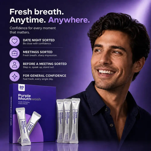 Purple Mouthwash – Brighter-Looking Smile