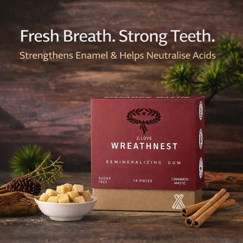 Fresh breath and strong teeh gum