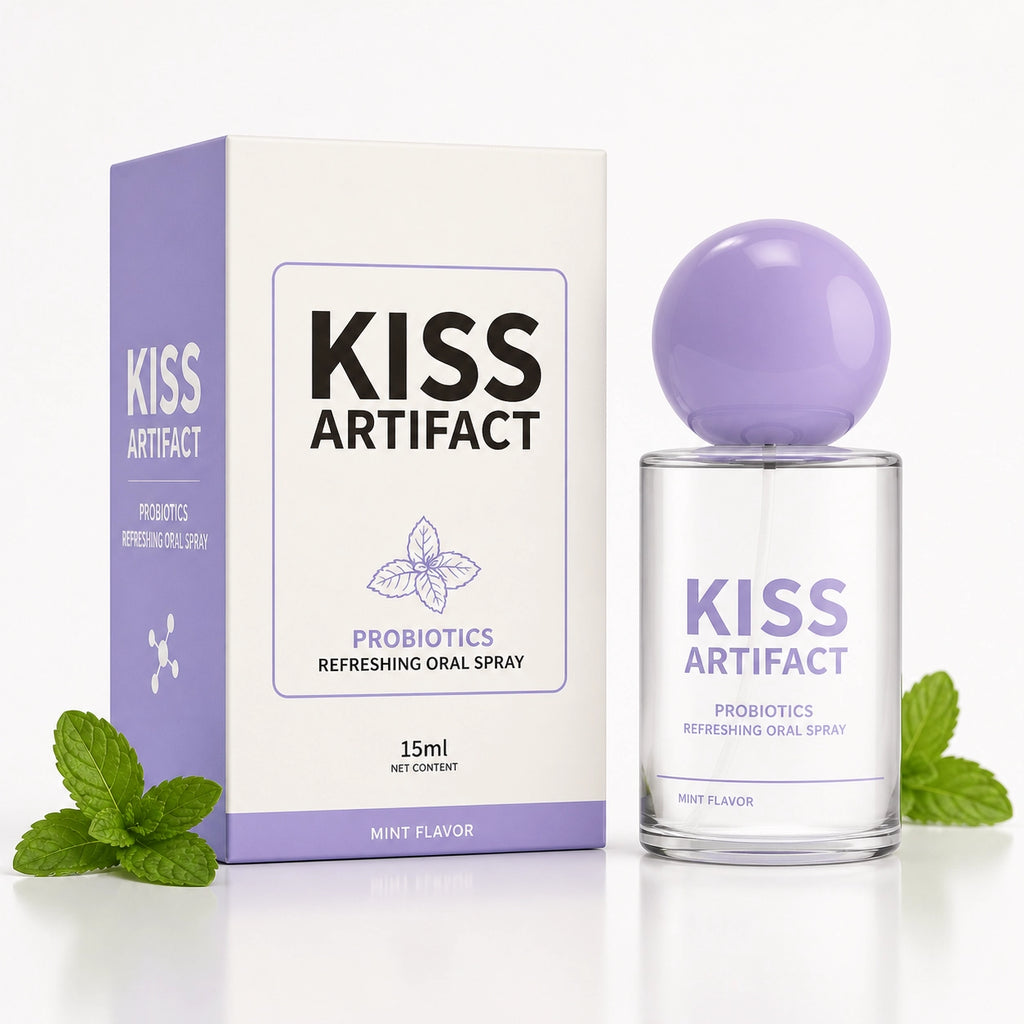 Alcohol-free oral breath spray