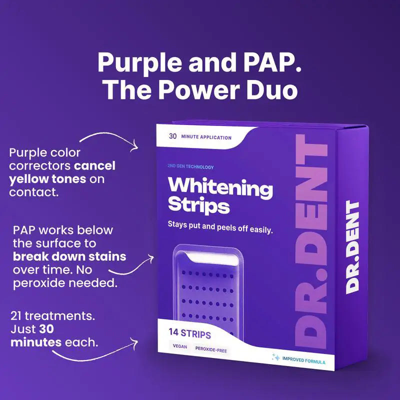 purple and pap teeth whitening