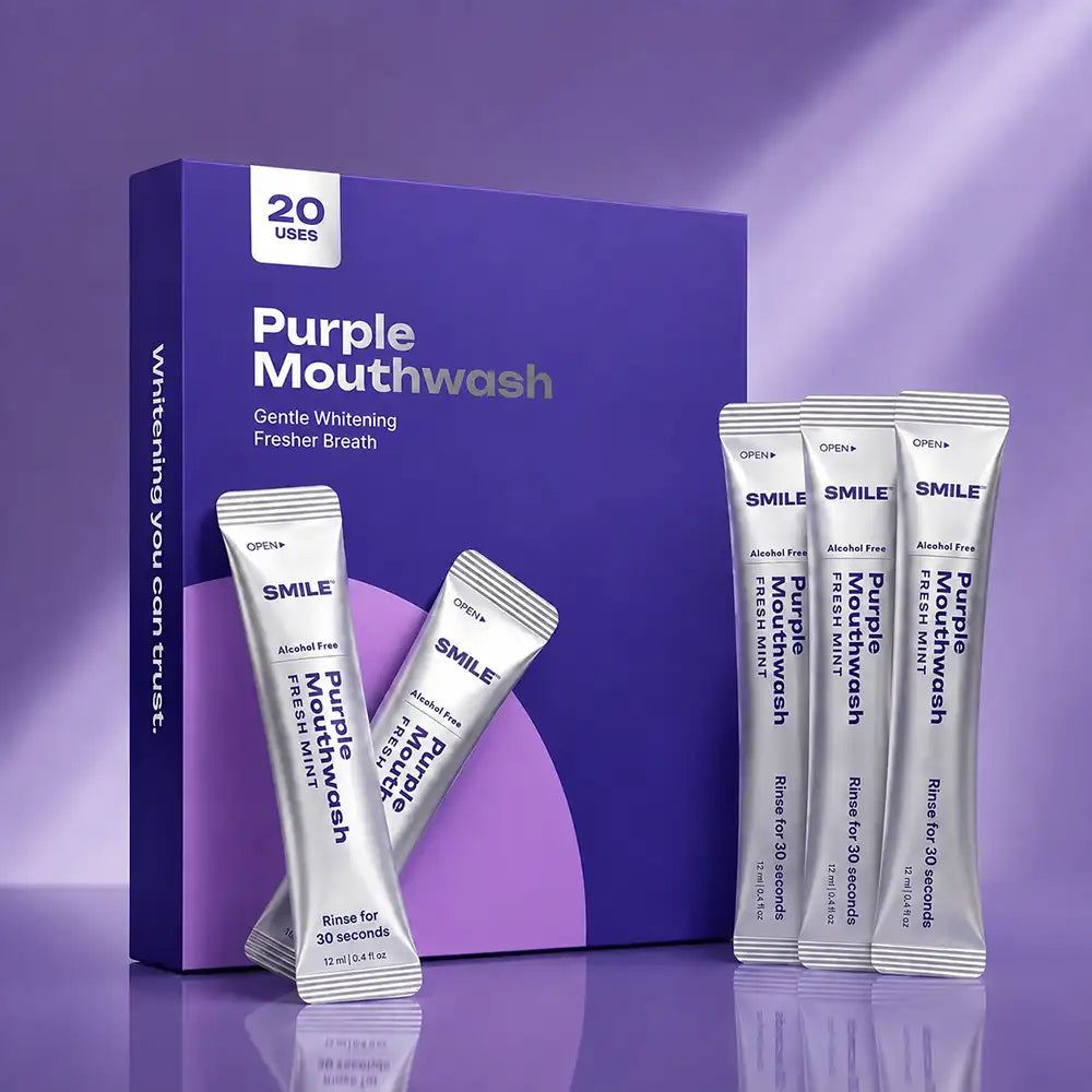 Purple Mouthwash – Brighter-Looking Smile