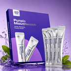 Purple Mouthwash colour-correcting rinse sachets