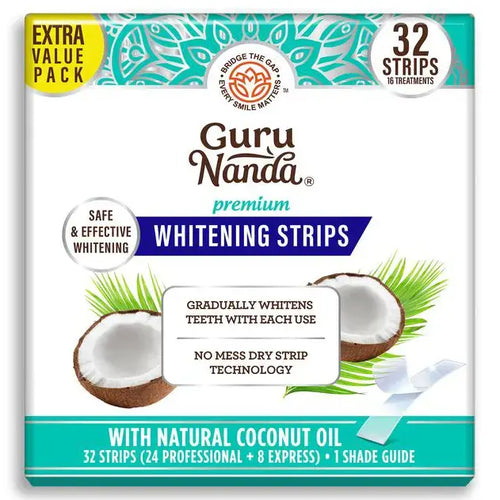 Coconut Oil Whitening Strips (16-Day Treatment)